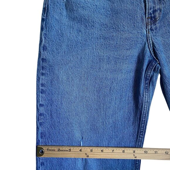 Abercrombie Fitch The 90's Baggy Jeans Women 27 Blue Ultra High Rise Distressed - Picture 8 of 14